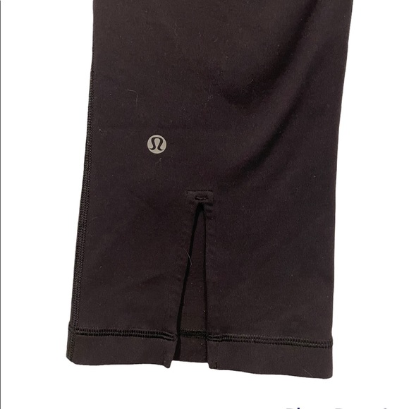 Lululemon Gather and Crow Crop Pants Black 6 - Picture 8 of 8